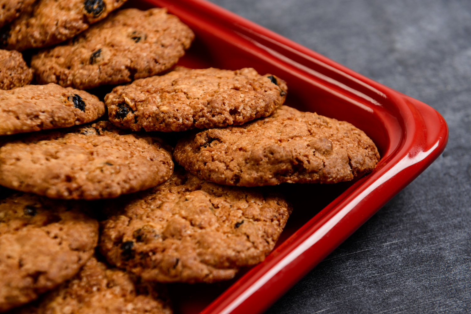 Galletas doradas preparadas en freidora de aire.